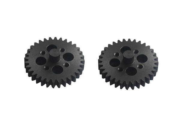 메인 스크류 회전이 PEEK 기어를 구동합니다