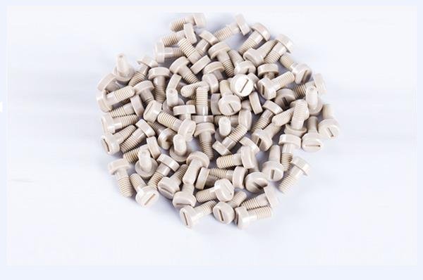 PEEK 나사 둥근 머리 홈