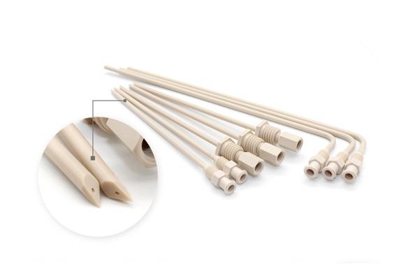 PEEK 샘플링 니들/주사 니들/질소 불기 니들/불소 플라스틱 카본 파이버 니들