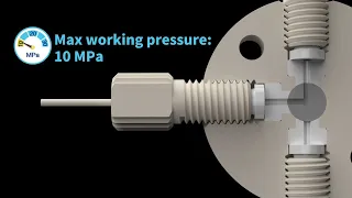 PEEK 수동 스위칭 밸브