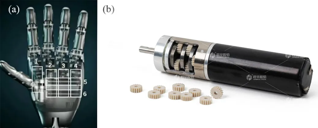 PEEK 기어, 코어리스 컵 모터의 구동 성능을 재정의하다NO1-Junhua